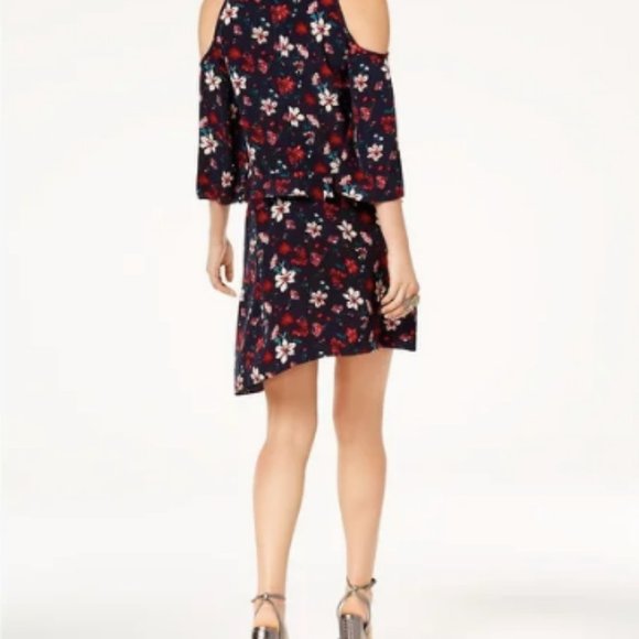 Rachel Zoe Cold Shoulder Floral Dress - Picture 3 of 11